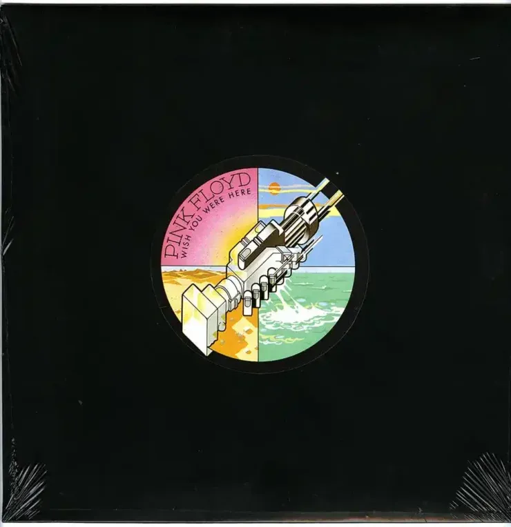 The Black Cover of Wish You Were Here - Pink Floyd