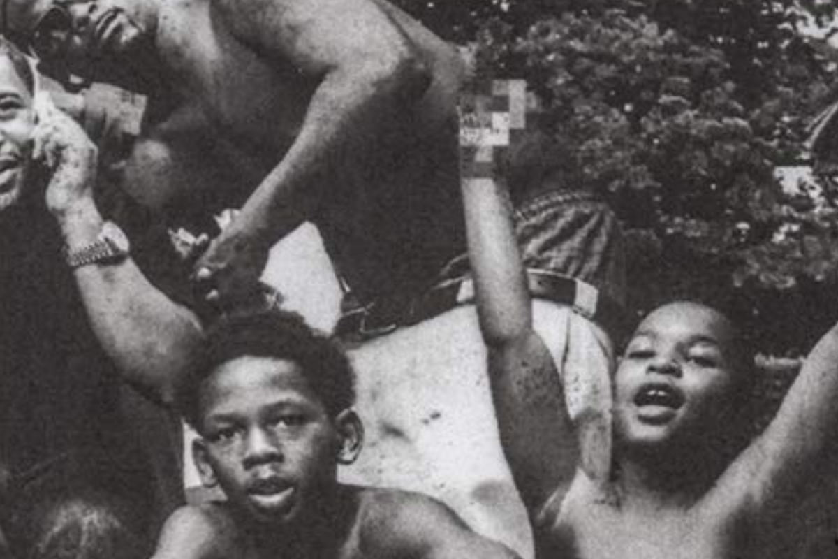 The Blurred Finger on the Cover of To Pimp a Butterfly by Kendrick Lamar