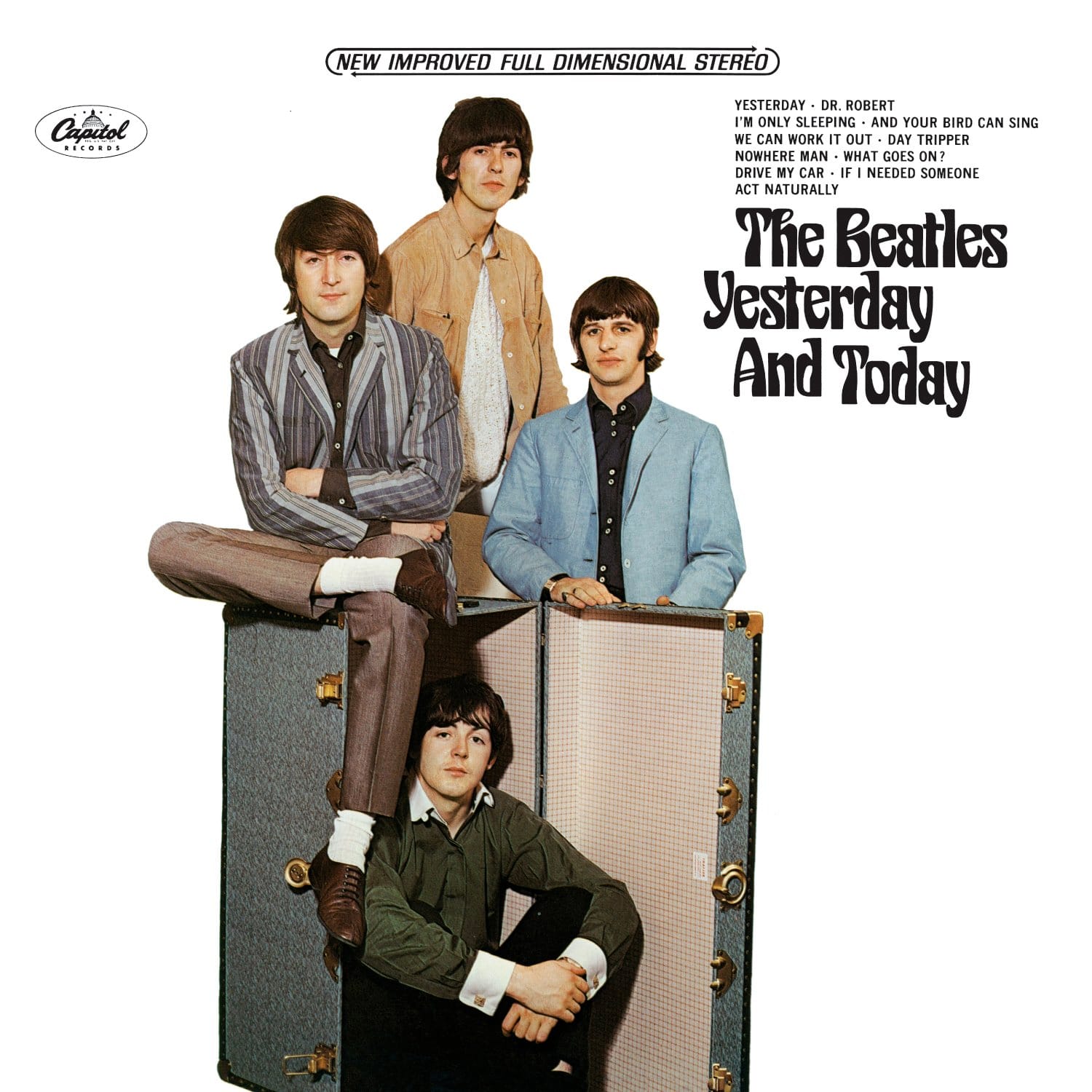 The very boring cover that replaced the original Yesterday and Today by The Beatles