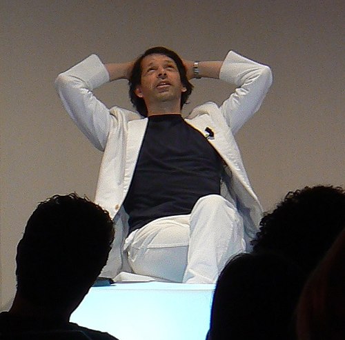 This is Peter Saville who created the amazing album cover for Unknown Pleasure by Joy Division
