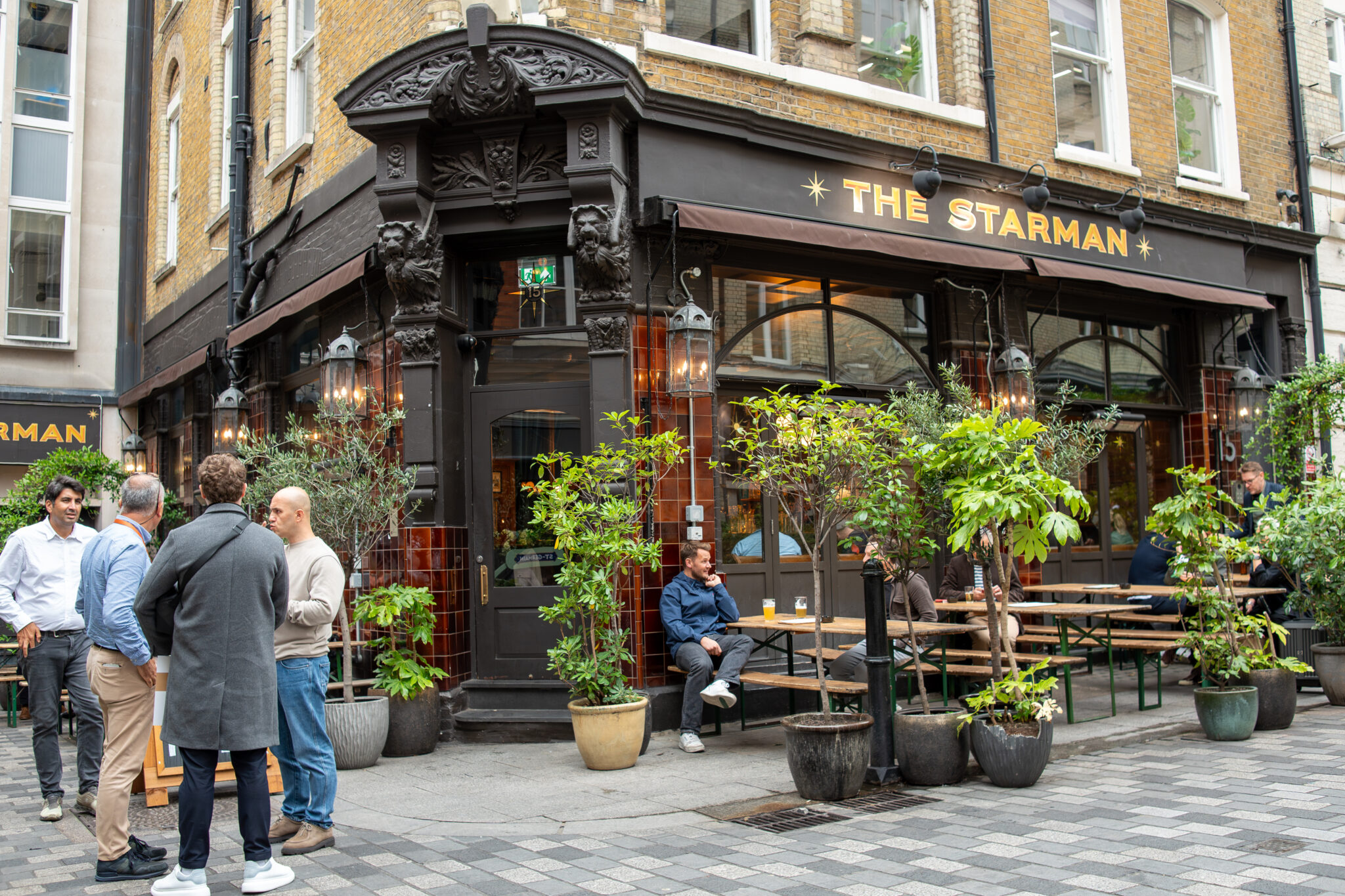 The Starman Pub on Heddon St, just down from where The Ziggy Stardust album cover was shot.