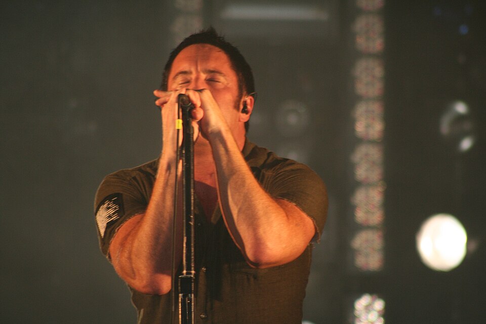Trent Reznor performing live in concert
